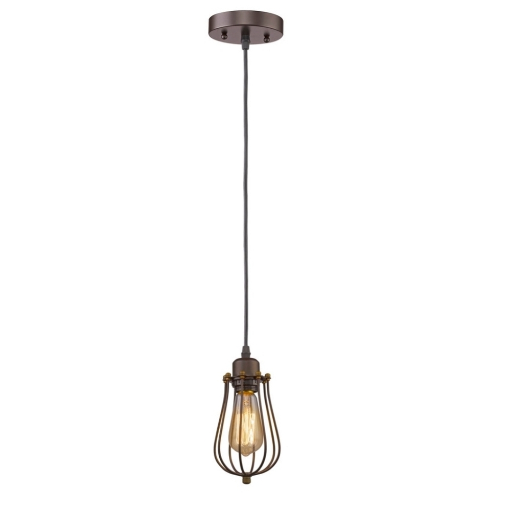Set Of 3 Industrial Pendant Lights|Oil-Rubbed Bronze|New In Box